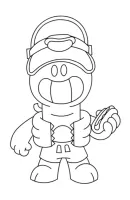 Brawl Stars kleurplaat 40